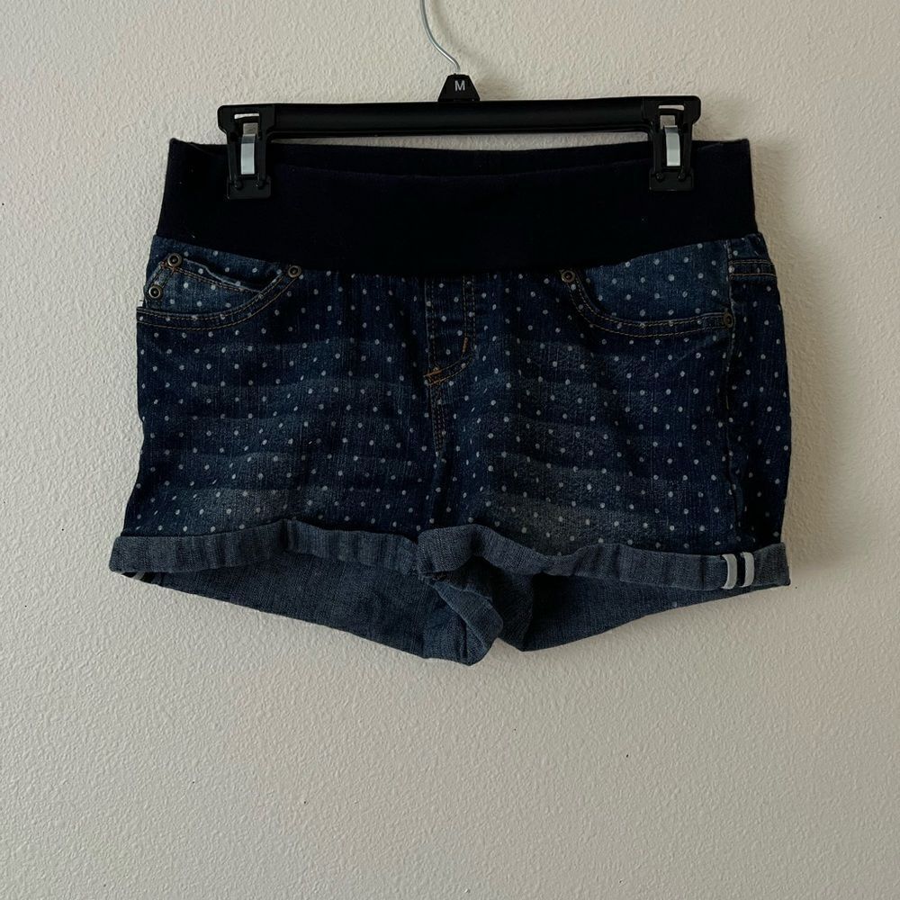 Planet Motherhood light blue Women shorts size M